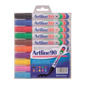 Marker Artline 90 10-st assorterede farver
