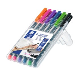 Marker Lumocolor Perm 0,6Mm Ass (6)