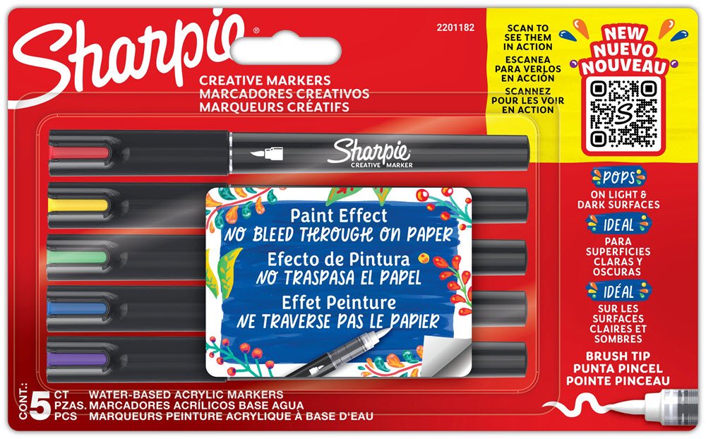 Marker Sharpie Creative Acrylic pensel blist ass