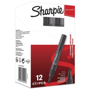 Marker Sharpie Permanent M15 rund 2mm sort