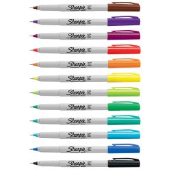 Marker Sharpie Ultra Fine 0,5mm ass (12)