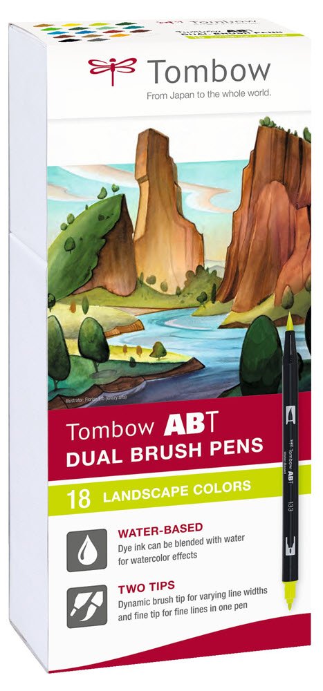 Marker Tombow ABT Dual Brush 18P-6 Landscape