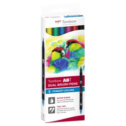 Marker Tombow ABT Dual Brush 6C-1 Basic carton (6)