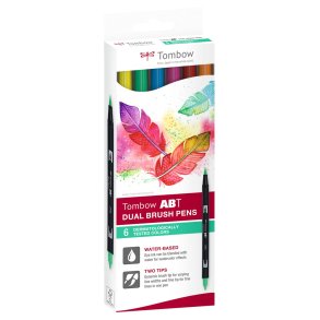 Marker Tombow ABT Dual Brush 6C-3 Tattoos carton