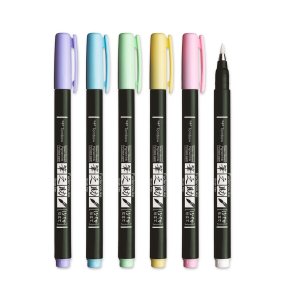 Marker Tombow Fudenosuke soft pastel ass (6)