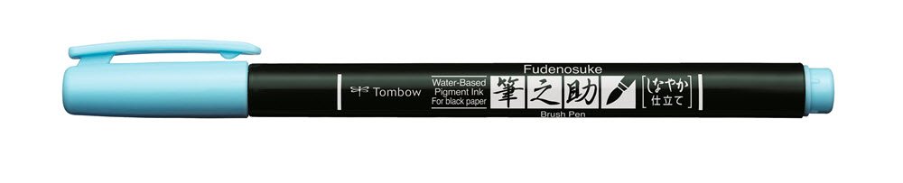 Marker Tombow Fudenosuke soft pastel bl