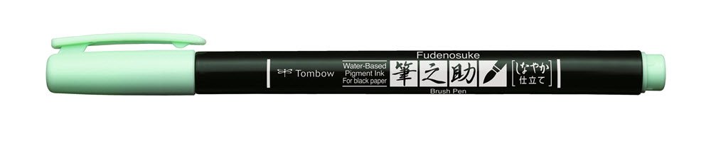 Marker Tombow Fudenosuke soft pastel grn