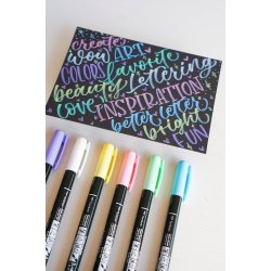 Marker Tombow Fudenosuke soft pastel grn