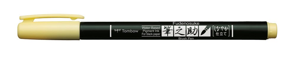 Marker Tombow Fudenosuke soft pastel gul