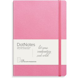 Mayland Dot Notes A5 Pink 250ark