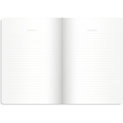 Mayland Dot Notes A5 Sort 250ark