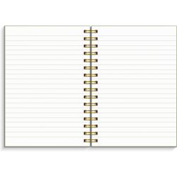 Mayland Notesbog med Spiral Lin A5 Grn