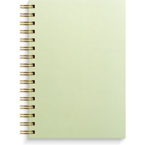 Mayland Notesbog med Spiral Lin A5 Grn