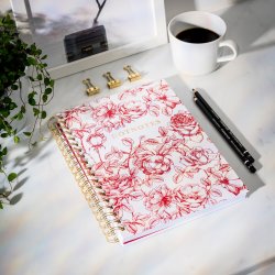 Mayland Spiralbog Dots m/ Blomster B5