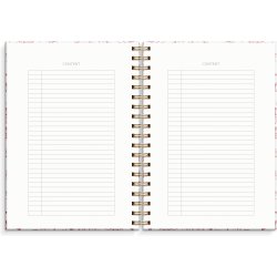 Mayland Spiralbog Dots m/ Blomster B5