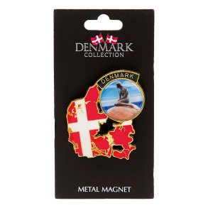 Magnet Danmark Metal Lille Havfrue