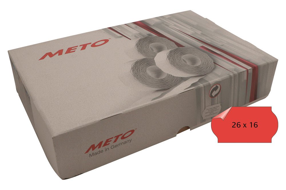 Meto etiket aftag 26x16 rd (36rlx1200)