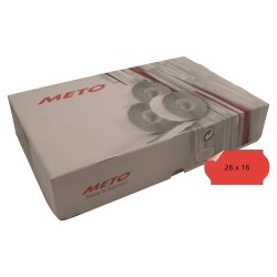 Meto etiket aftag 26x16 rd (36rlx1200)