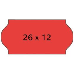 Meto etiket perm 26x12 rd (6rl/1500)