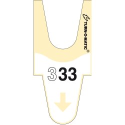 Meto kbilletter T90 gul (6rl/4000)