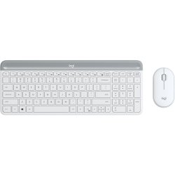 MK470 Slim Wireless Desktop Set, Offwhite (Nordic)