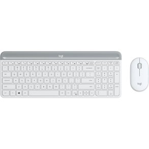 MK470 Slim Wireless Desktop Set, Offwhite (Nordic)