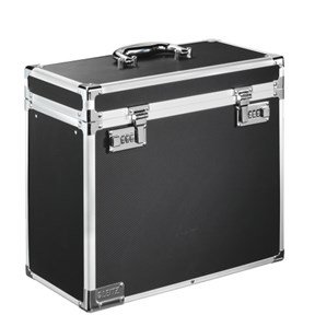 Mobile filing case A4&nbsp;black/Chrom