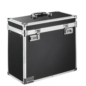 Mobile filing case A4 black/Chrom