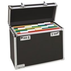 Mobile filing case A4&nbsp;black/Chrom