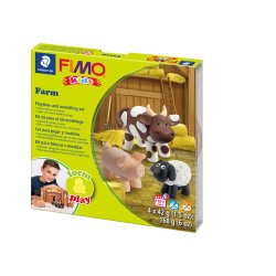 Modeller Fimo Kids Bondegrd 4x42g (4)