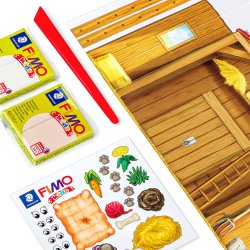 Modeller Fimo Kids Bondegrd 4x42g (4)