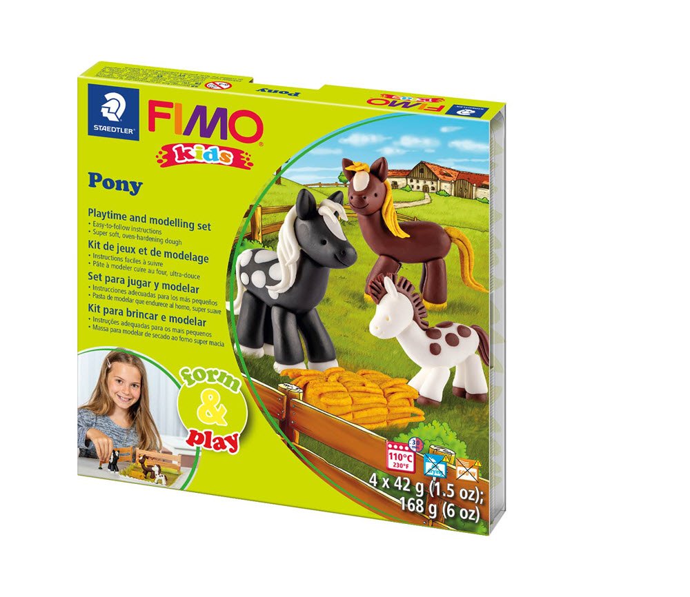 Modeller Fimo Kids Pony 4x42g (4)