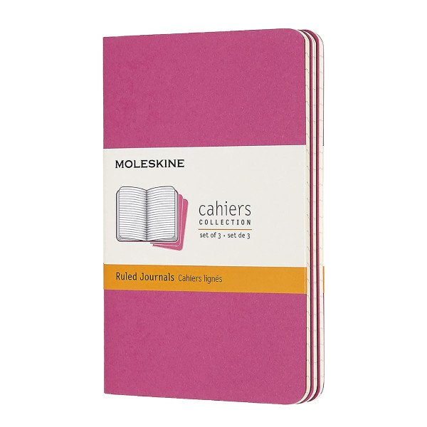 Moleskine Cahier Pckt Lin Rosa