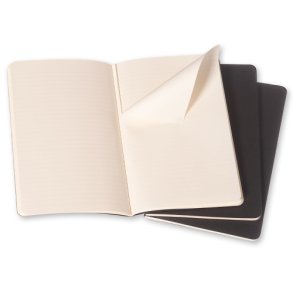 Moleskine Cahier Ulin L Sort