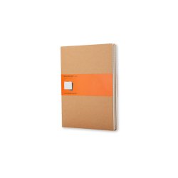 Moleskine Cahier X-large linieret brun