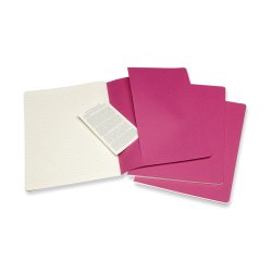 Moleskine cahier XL Lin Pink