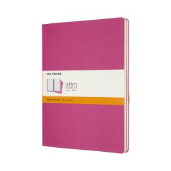 Moleskine cahier XL Lin Pink