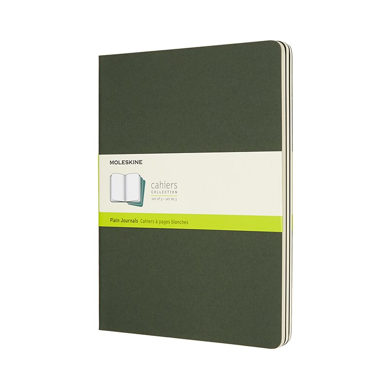 Moleskine cahier XL Ulin Grn