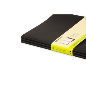 Moleskine Cahier XL Ulin Sort