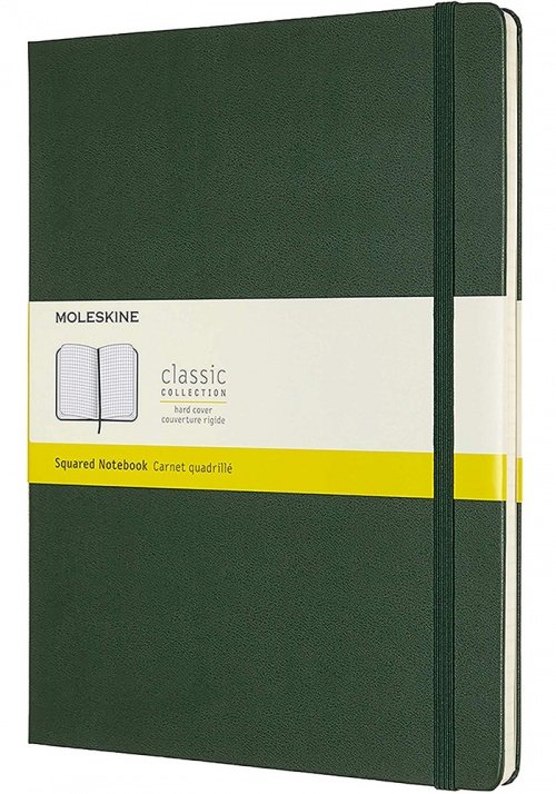 Moleskine Classic Hard XL Ulin Myrtle Grn