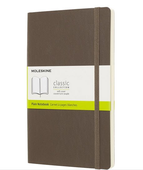 Moleskine Classic Soft Large Ulin Brun