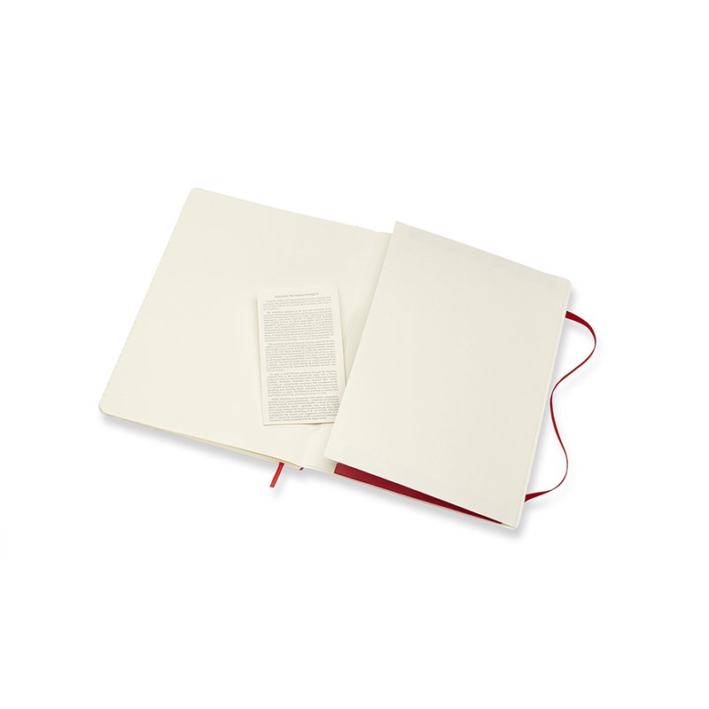 Moleskine classic soft X-large linieret rd