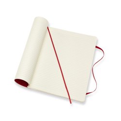 Moleskine classic soft X-large linieret rd