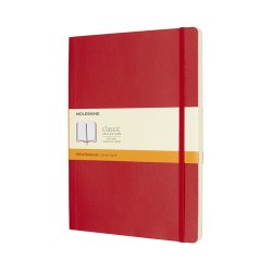 Moleskine classic soft X-large linieret rd