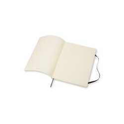 Moleskine Classic soft X-large ulinieret sort