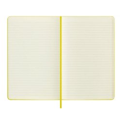Moleskine Large Hard Lin Hay-Yellow silke