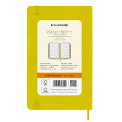Moleskine Large Hard Lin Hay-Yellow silke