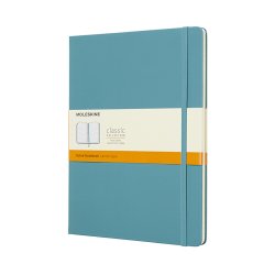 Moleskine Notesbog XL HC Lin Riff Bl