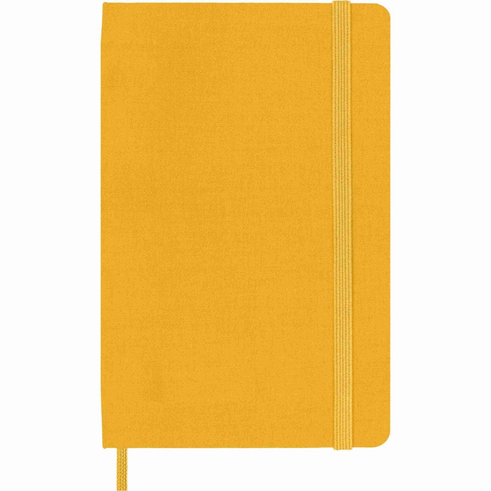 Moleskine pocket Hard Lin orange-gul silke