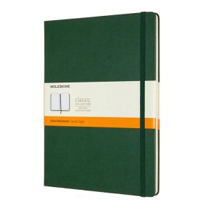 Moleskine XL Hard Lin Myrtle Grn